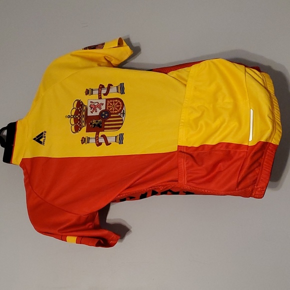 💛Miloto Spain Team Men's Bicycle Jersey - Picture 2 of 14